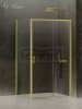 NEW TRENDY Kabina prysznicowa PRIME LIGHT GOLD drzwi przesuwne 110x90x200  D-0422A/D-0224B